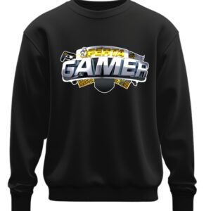 Світшот Геймер gamer знак лого гравець вайб емблема напис текст 3 оверсайз унісекс Преміум тканина