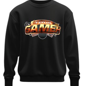 Світшот Геймер gamer знак лого гравець вайб емблема напис текст 2 оверсайз унісекс Преміум тканина