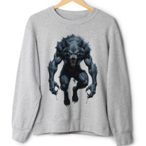 Світшот Вовкулака міфічна істота оверсайз унісекс Преміум тканина