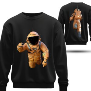 Світшот Астронавт космонавт скафандр з обох сторін оверсайз унісекс Преміум тканина