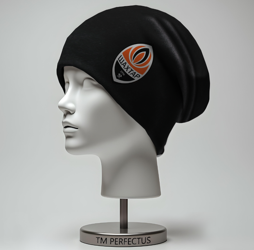 Шапка "Шахтар футбольний клуб емблема лого" унісекс з принтом ВСІ розміри