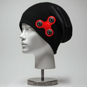 Шапка "Червоний спінер" унісекс з принтом ВСІ розміри