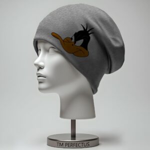 Шапка "Суворий Даффі Дак мультик" унісекс з принтом ВСІ розміри