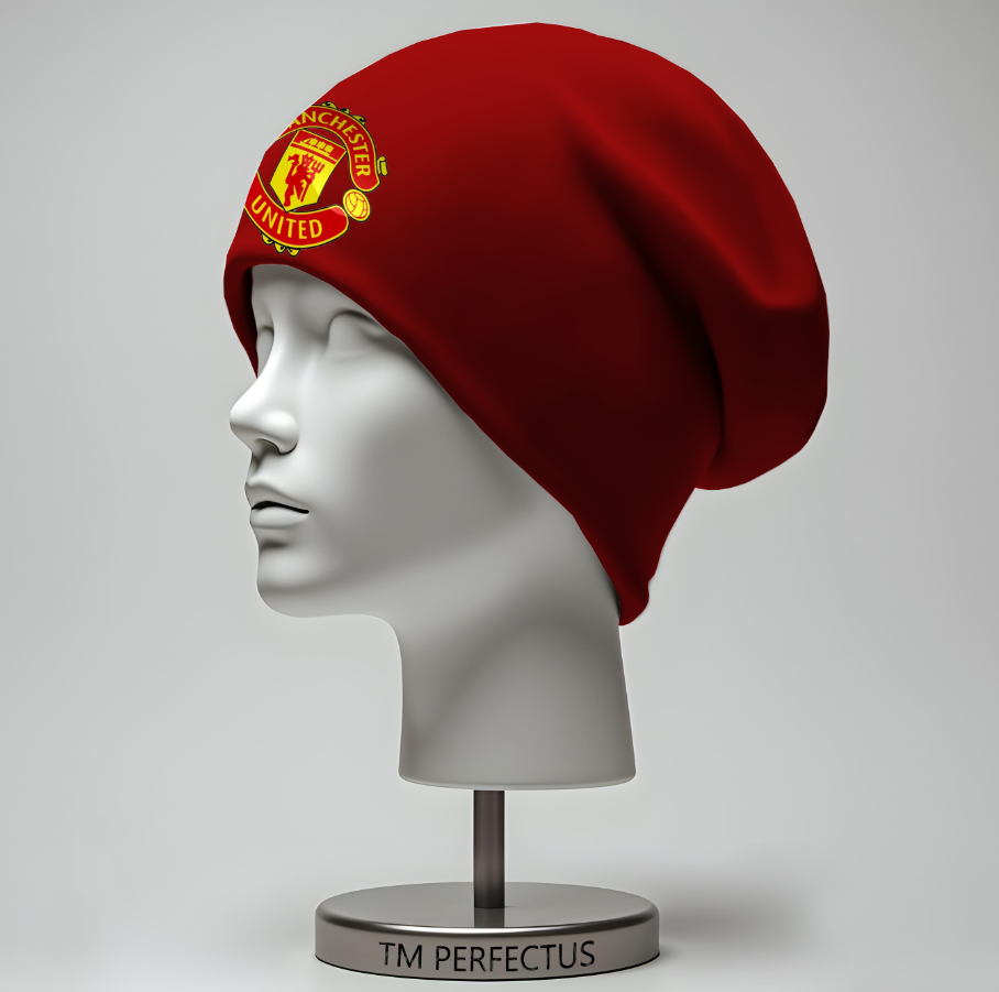 Шапка "Манчестер Юнайтед футбольний клуб емблема лого" унісекс з принтом ВСІ розміри