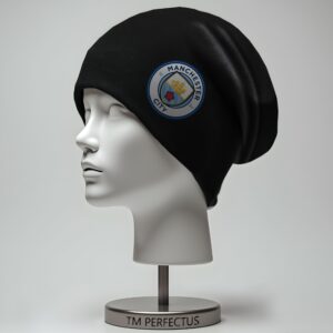 Шапка "Манчестер Сіті футбольний клуб емблема лого" унісекс з принтом ВСІ розміри