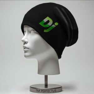 Шапка "З написом діджей DJ музика" унісекс з принтом ВСІ розміри