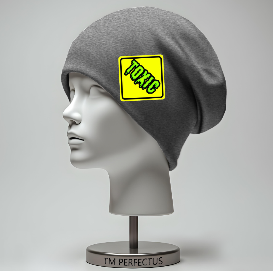 Шапка "Знак токсичний токсік" унісекс з принтом ВСІ розміри