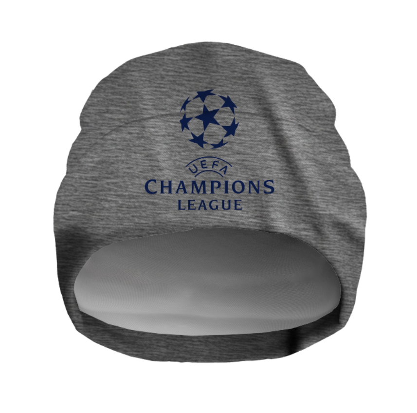 Шапка "Емблема лого Ліга чемпіонів УЄФА футбол" унісекс з принтом ВСІ розміри