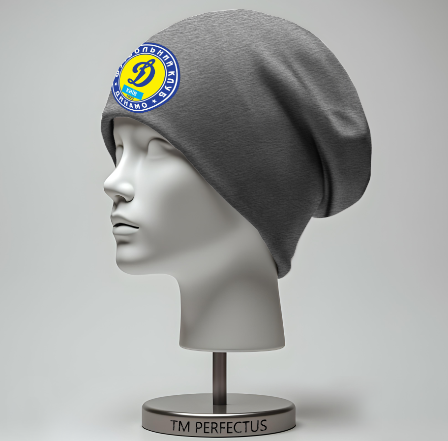 Шапка "Динамо футбольний клуб емблема лого 1" унісекс з принтом ВСІ розміри