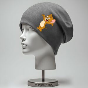 Шапка "Джеррі миша мультик" унісекс з принтом ВСІ розміри