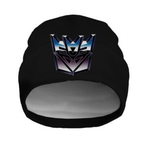 Шапка біні "Трансформери лого емблема" унісекс з принтом ВСІ розміри