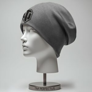 Шапка біні "Танки гра WOT емблема лого" унісекс з принтом ВСІ розміри