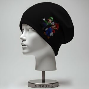 Шапка біні "Супер Маріо гра" унісекс з принтом ВСІ розміри