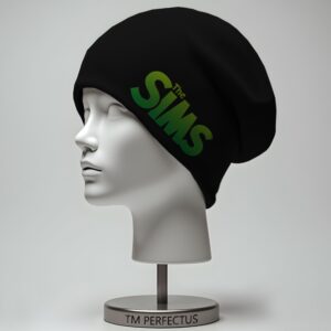 Шапка біні "Сімс гра лого" унісекс з принтом ВСІ розміри
