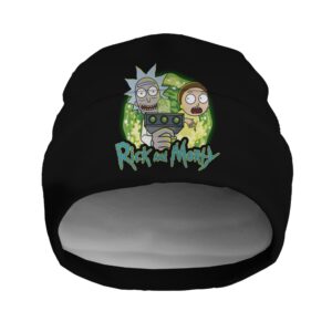 Шапка біні "Рік і Морті мультик 5" унісекс з принтом ВСІ розміри