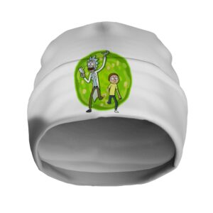 Шапка біні "Рік і Морті мультик" унісекс з принтом ВСІ розміри