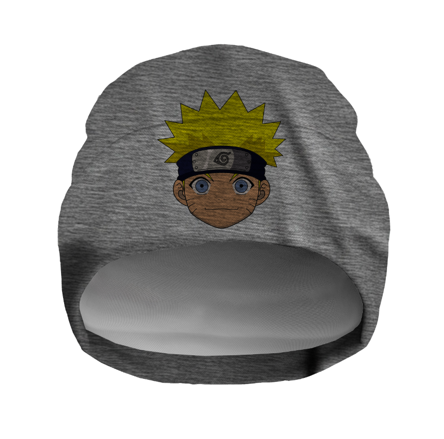 Шапка біні "Наруто аніме 2" унісекс з принтом ВСІ розміри