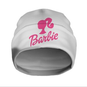 Шапка біні "Напис Лялька Барбі" унісекс з принтом ВСІ розміри