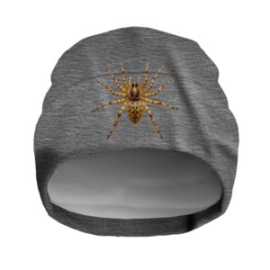Шапка біні "З павуком" унісекс з принтом ВСІ розміри