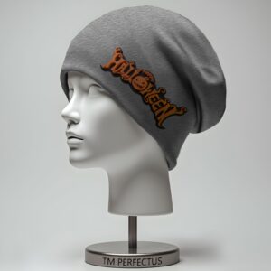 Шапка біні "З написом Хеловін" унісекс з принтом ВСІ розміри