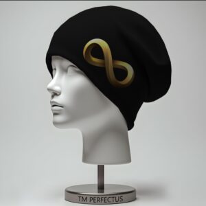 Шапка біні "Знак нескінченності" унісекс з принтом ВСІ розміри