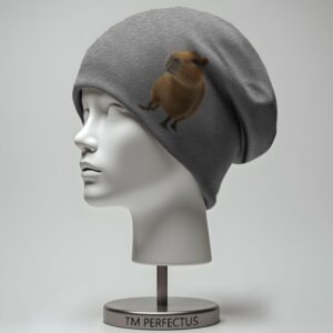 Шапка біні "З капібарою" унісекс з принтом ВСІ розміри