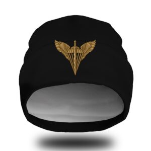 Шапка біні "ДШВ емблема знак ЗСУ" унісекс з принтом ВСІ розміри