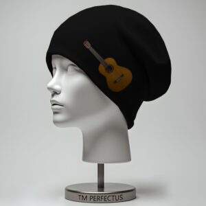 Шапка біні "Гітара музичний інструмент" унісекс з принтом ВСІ розміри