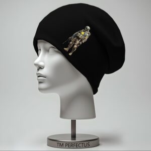 Шапка біні "Військовий ЗСУ" унісекс з принтом ВСІ розміри