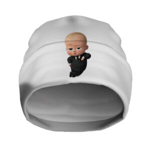 Шапка біні "Бебі Бос малюк мультик 3" унісекс з принтом ВСІ розміри