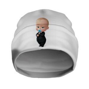 Шапка біні "Бебі Бос малюк мультик 11" унісекс з принтом ВСІ розміри