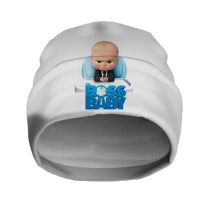 Шапка біні "Бебі Бос малюк мультик 1" унісекс з принтом ВСІ розміри