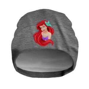 Шапка біні "Аріель русалонька мультик" унісекс з принтом ВСІ розміри