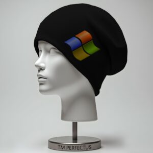 Шапка біні "Windows знак лого Віндовс" унісекс з принтом ВСІ розміри