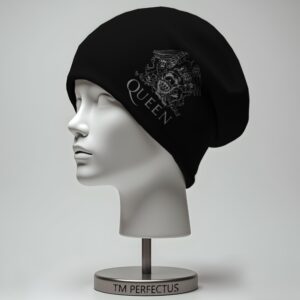 Шапка біні "Queen квін лого рок гурт" унісекс з принтом ВСІ розміри