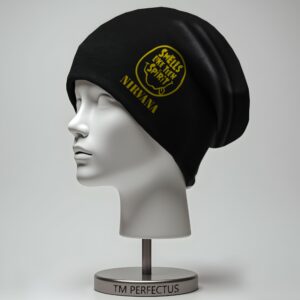 Шапка "Nirvana Нірвана музичний рок гурт лого емблема метал" унісекс з принтом ВСІ розміри