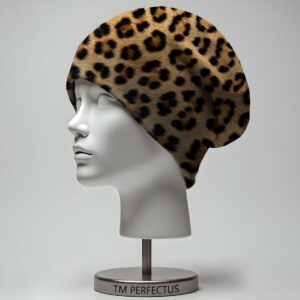Шапка біні Текстура шкіри леопарда Всі розміри Всі сезони