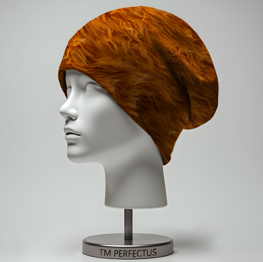 Шапка біні Текстура шерсті вовни тварини волосся руде Всі розміри Всі сезони