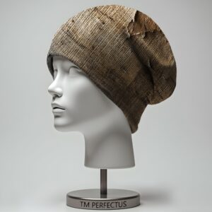 Шапка біні Текстура старої мішковини Всі розміри Всі сезони