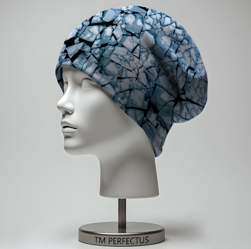 Шапка біні Текстура льоду тріщини крига Всі розміри Всі сезони