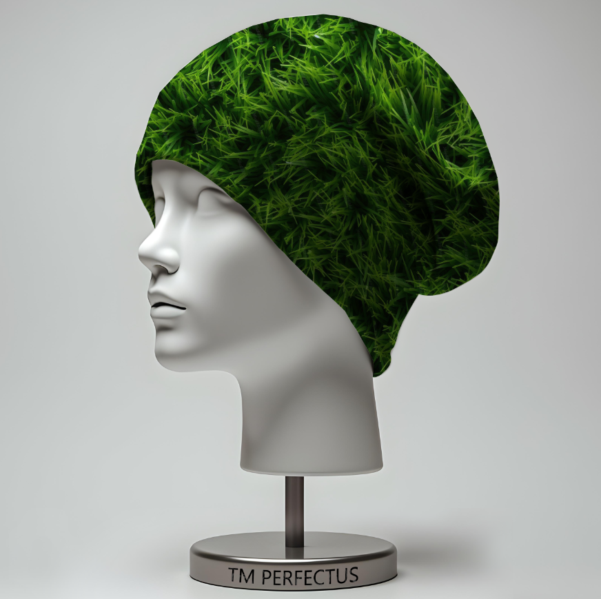 Шапка біні Текстура зеленої трави газону Всі розміри Всі сезони