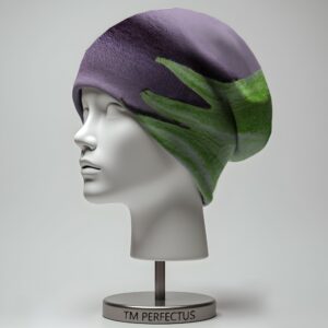 Шапка біні Текстура баклажану овочі Всі розміри Всі сезони