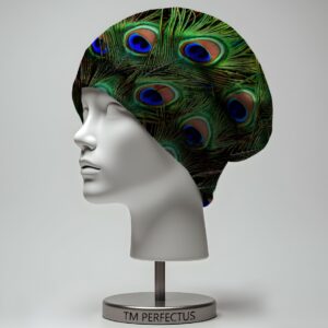 Шапка біні Пір'я павича птаха хвіст Всі розміри Всі сезони