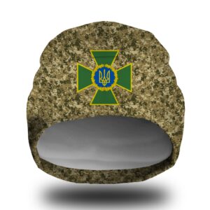 Шапка біні Піксель камуфляж емблема ДПСУ Всі розміри Всі сезони