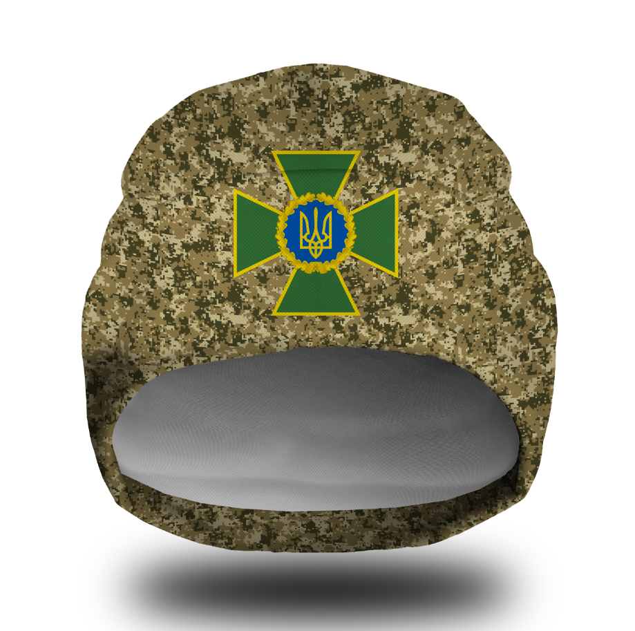 Шапка біні Піксель камуфляж емблема ДПСУ Всі розміри Всі сезони
