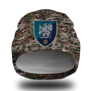 Шапка біні Мультикам камуфляж емблема Морська Піхота ЗСУ 501 ОБМП Всі розміри Всі сезони