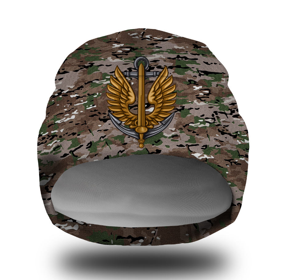 Шапка біні Мультикам камуфляж емблема Морська Піхота ЗСУ 1 Всі розміри Всі сезони