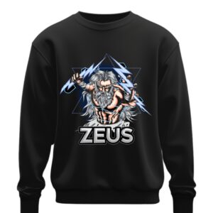 Світшот Зевс бог напис оверсайз унісекс ВСІ розміри Преміум тканина