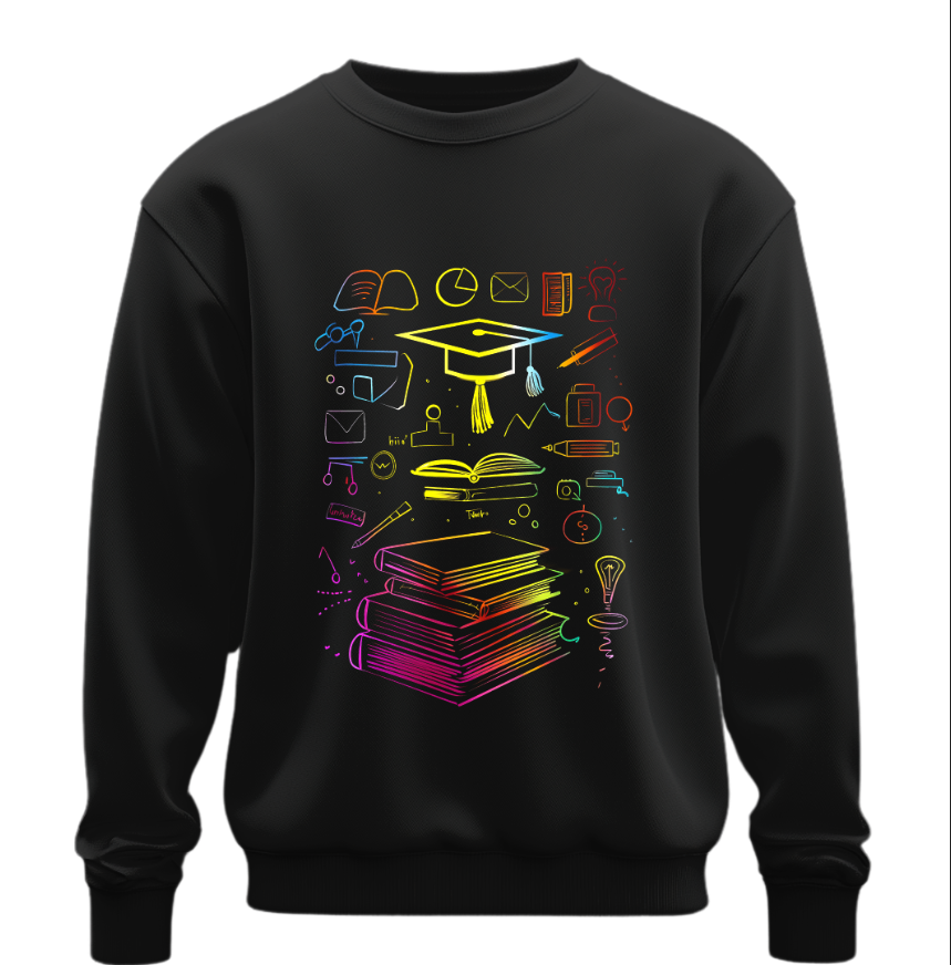 Світшот Для учня студента школа оверсайз унісекс ВСІ розміри Преміум тканина