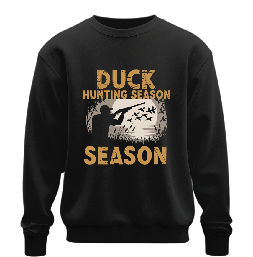 Світшот Для мисливця полювання на качок оверсайз унісекс ВСІ розміри Преміум тканина